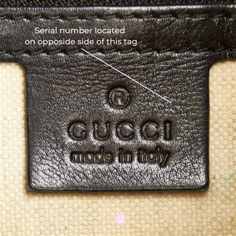 Where Is the Model Number on Gucci S